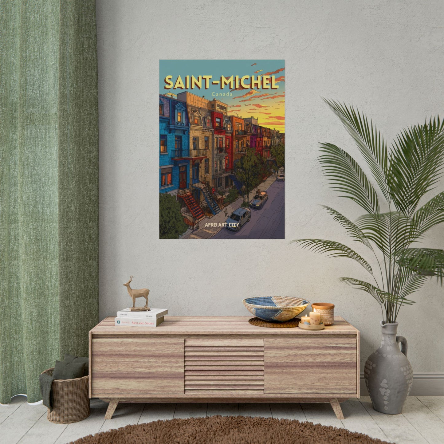 Canada - Quebec, Montreal, Saint-Michel|Poster