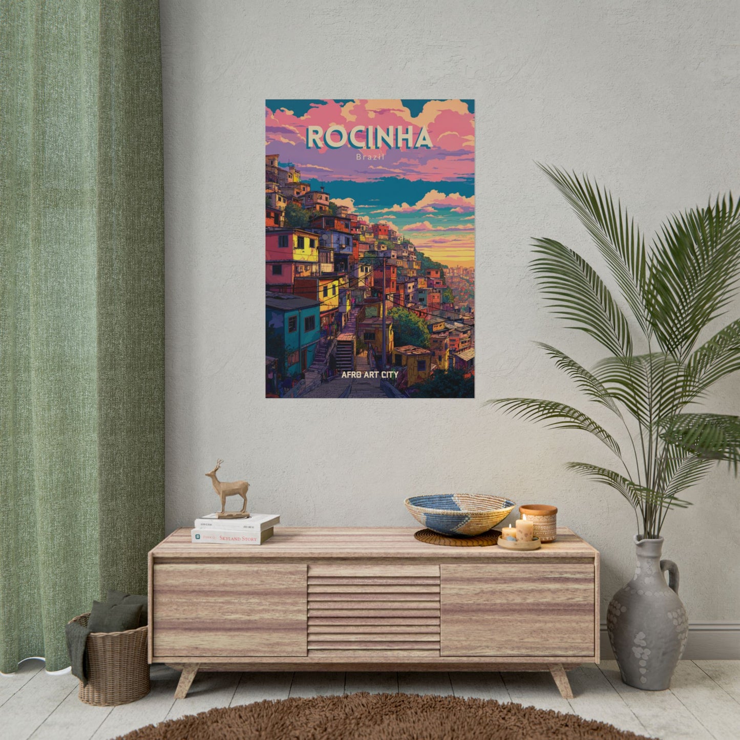 Brazil - Rio de Janeiro, Rocinha|Poster