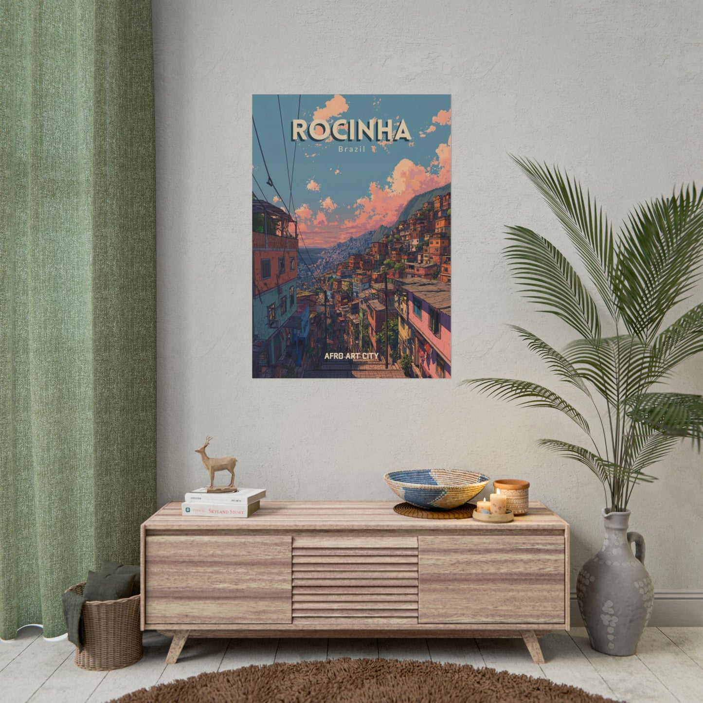 Brazil - Rio de Janeiro, Rocinha|Poster