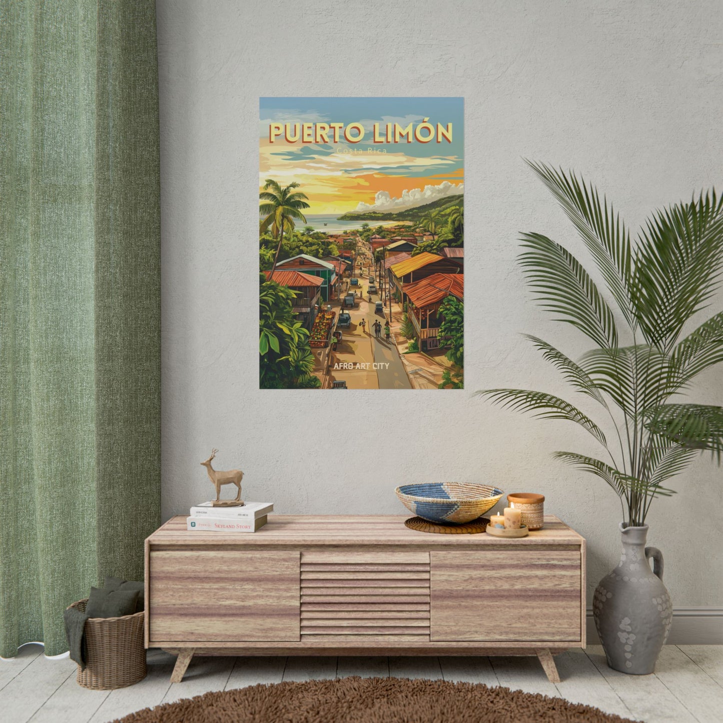 🇨🇷 Puerto Limón - Costa Rica | Poster