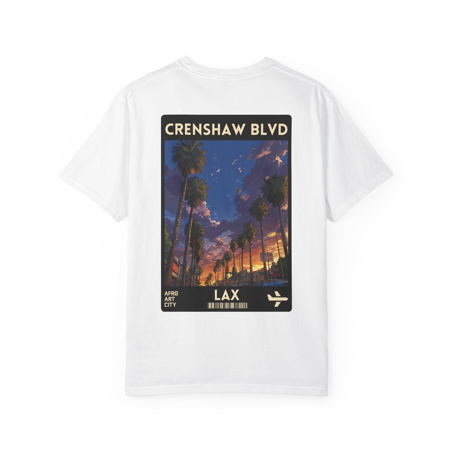 United States of America - Crenshaw Boulevard, California | Heritage Travel T-Shirt