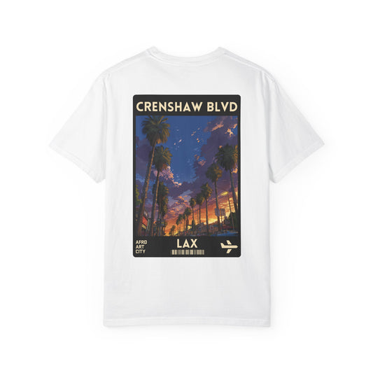 United States of America - Crenshaw Boulevard, California | Heritage Travel T-Shirt