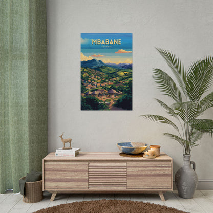 🇸🇿 Eswatini - Mbabane ｜ Poster