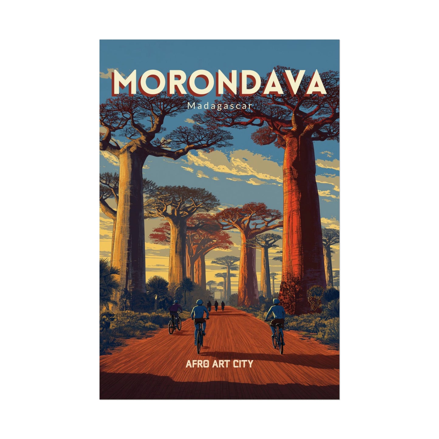 🇲🇬 Madagascar - Morondava｜Poster