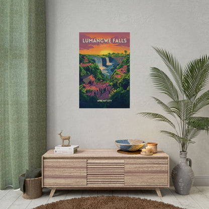 Zambia - Lumangwe falls ｜ Poster