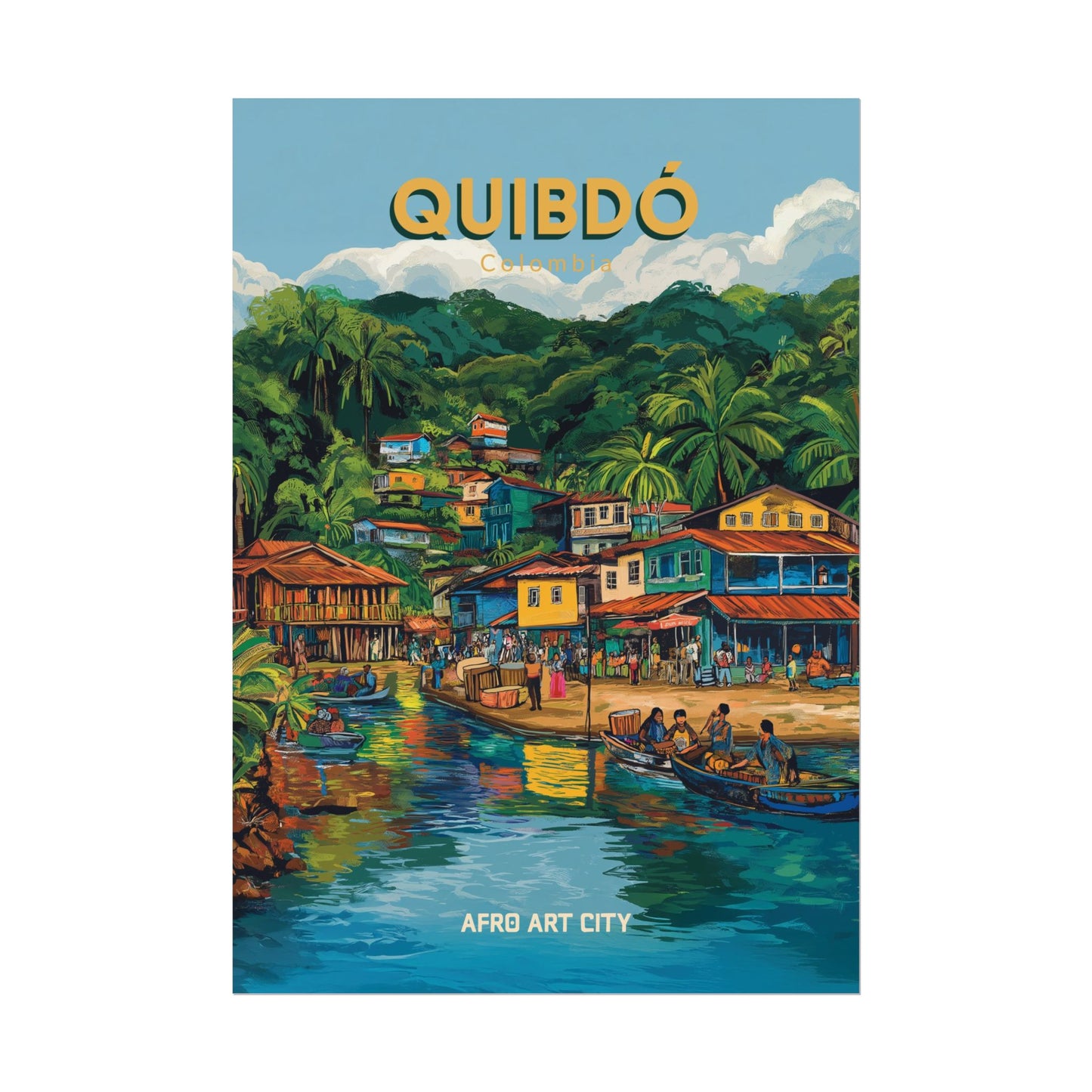 🇨🇴 Colombia - Quibdó ｜ Poster