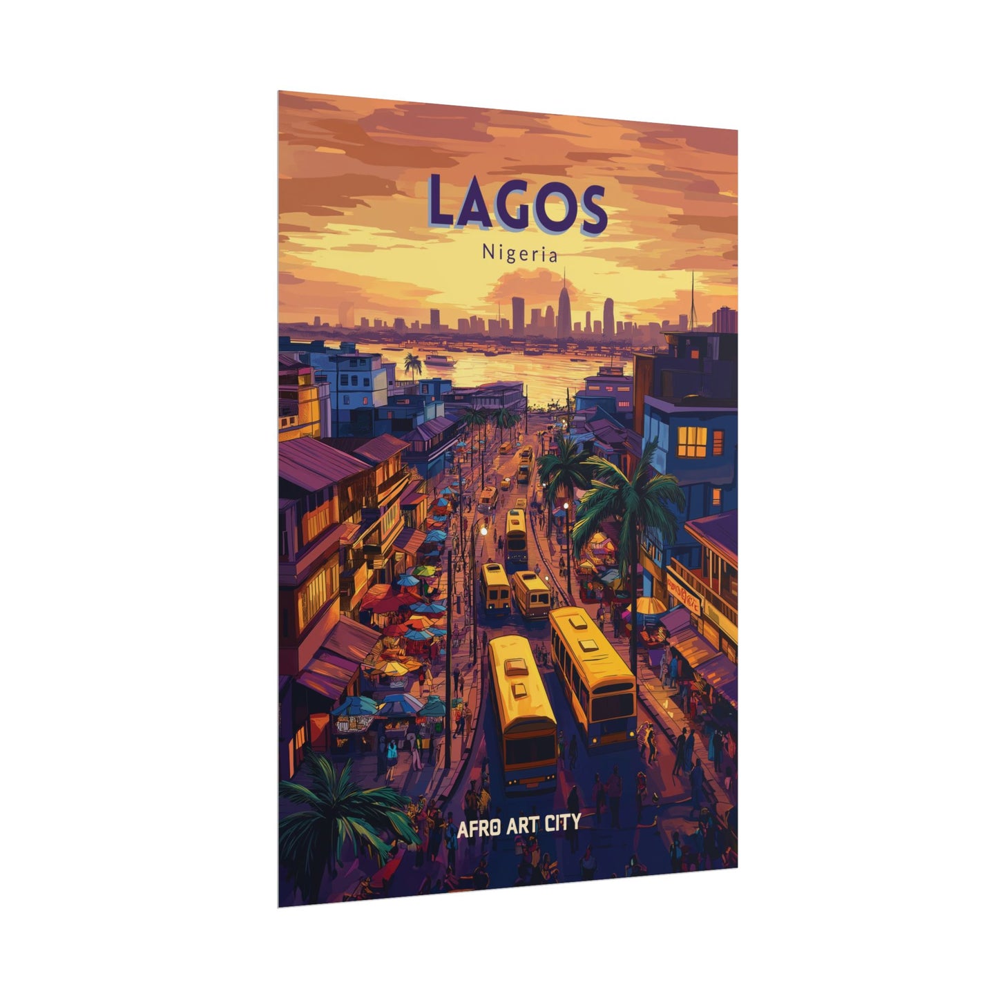🇳🇬 Nigeria - Lagos ｜ Poster