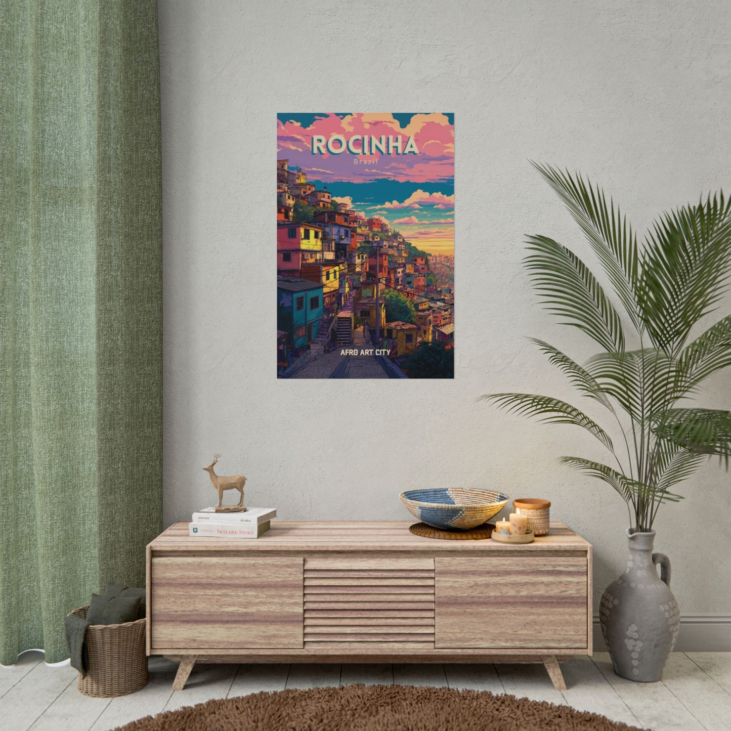 Brazil - Rio de Janeiro, Rocinha｜Poster
