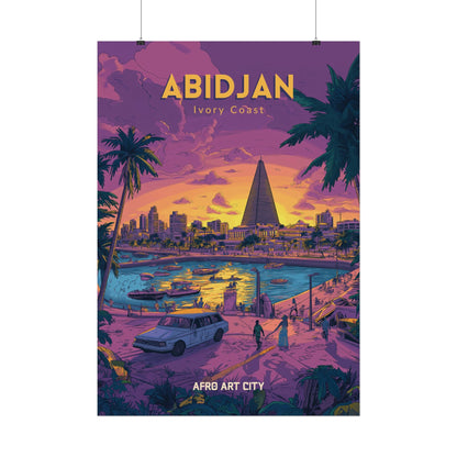 🇨🇮 Cote d'Ivoire - Abidjan - Ivory Coast｜ Poster