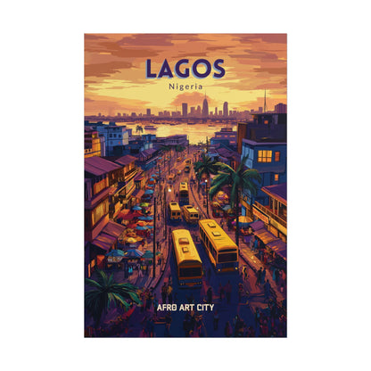 🇳🇬 Nigeria - Lagos ｜ Poster