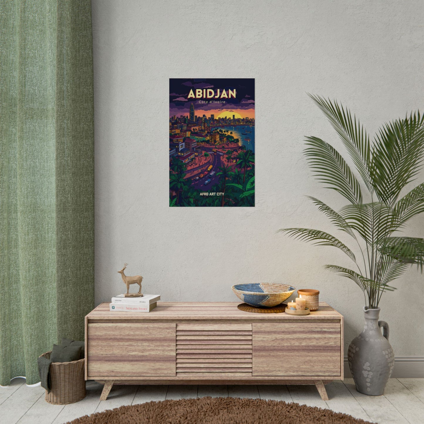 🇨🇮 Cote d'Ivoire - Abidjan ｜ Poster
