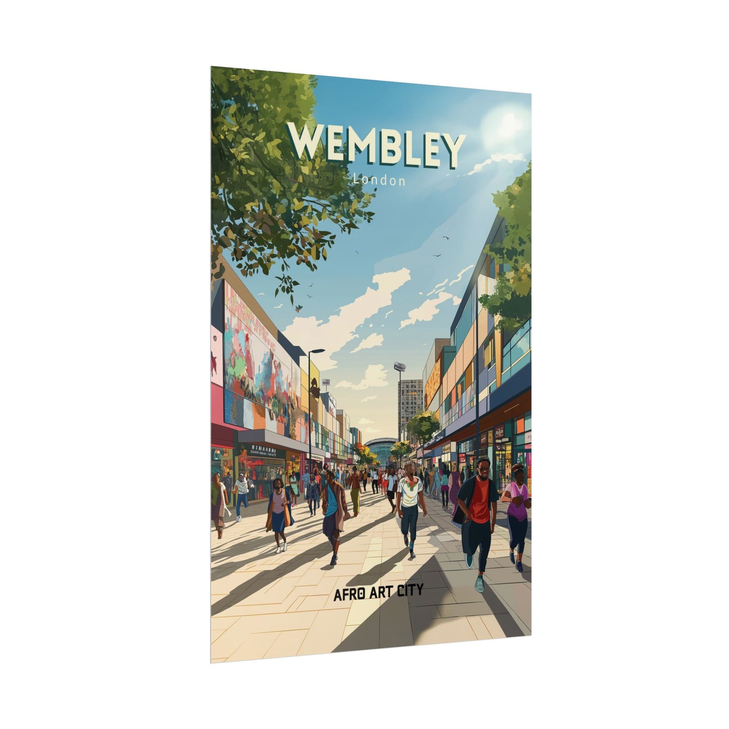 🇬🇧 United Kingdom - Wembley ｜ Poster