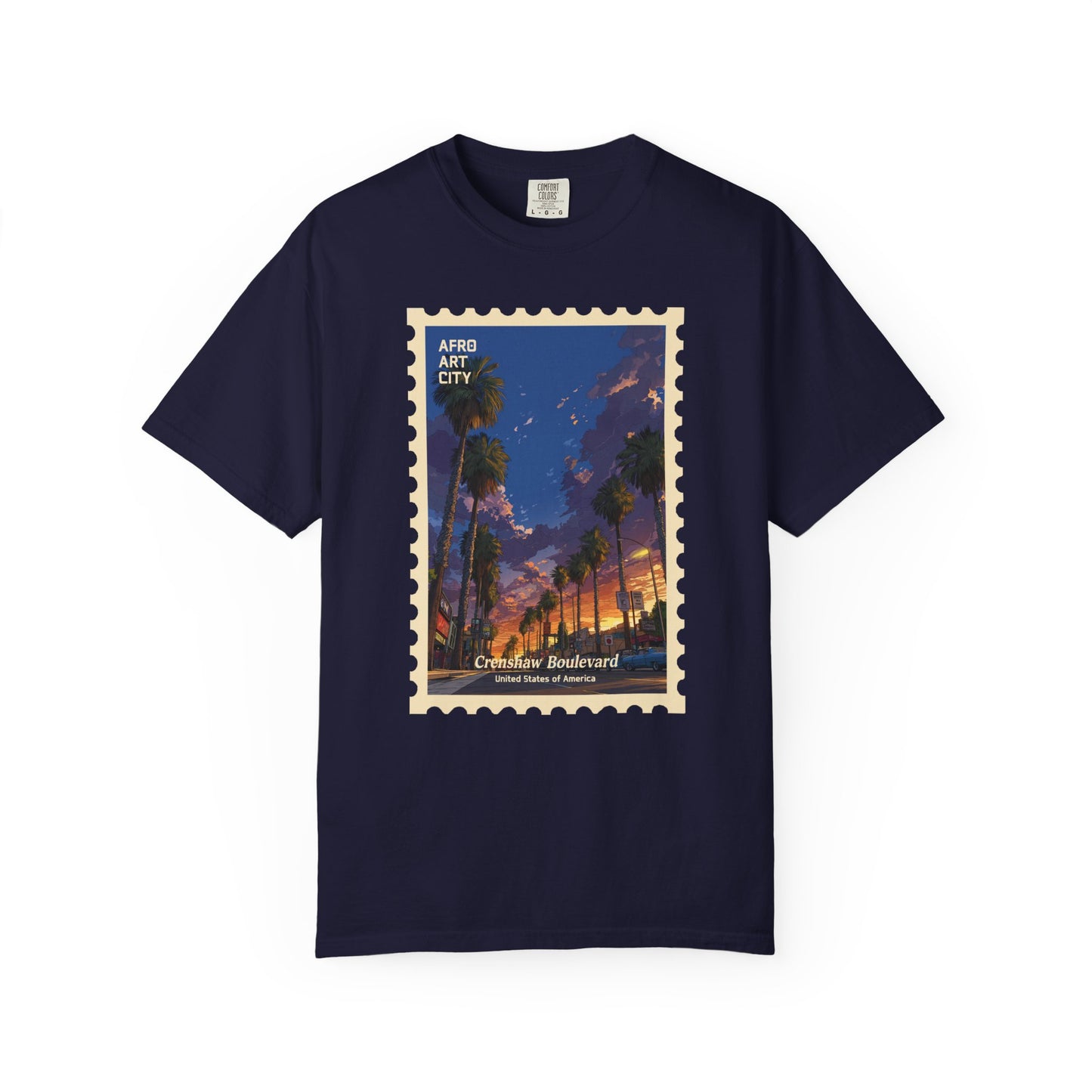 United States - California, Crenshaw Boulevard | Postcards Travel T-Shirt