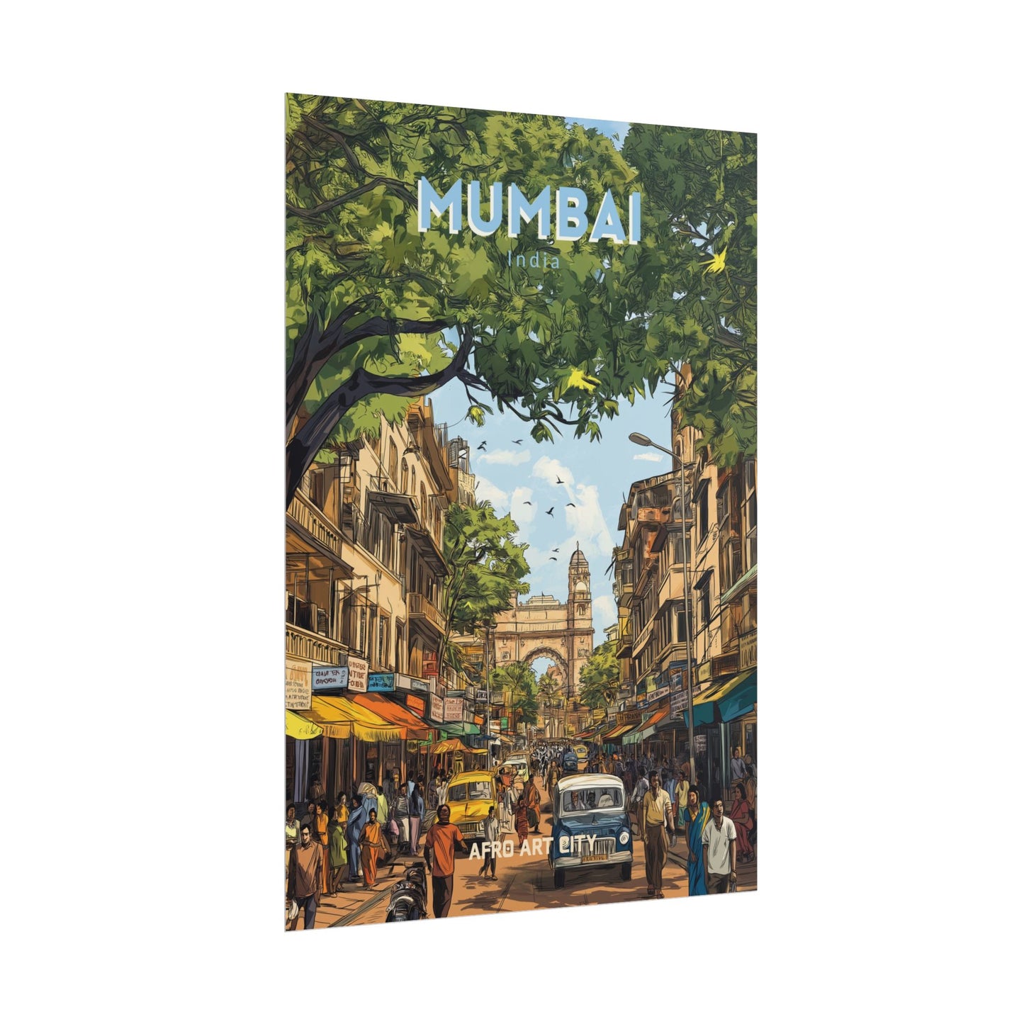 🇮🇳 India - Mumbai ｜ Poster