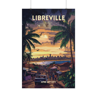 🇬🇦 Gabon - Libreville ｜ Poster