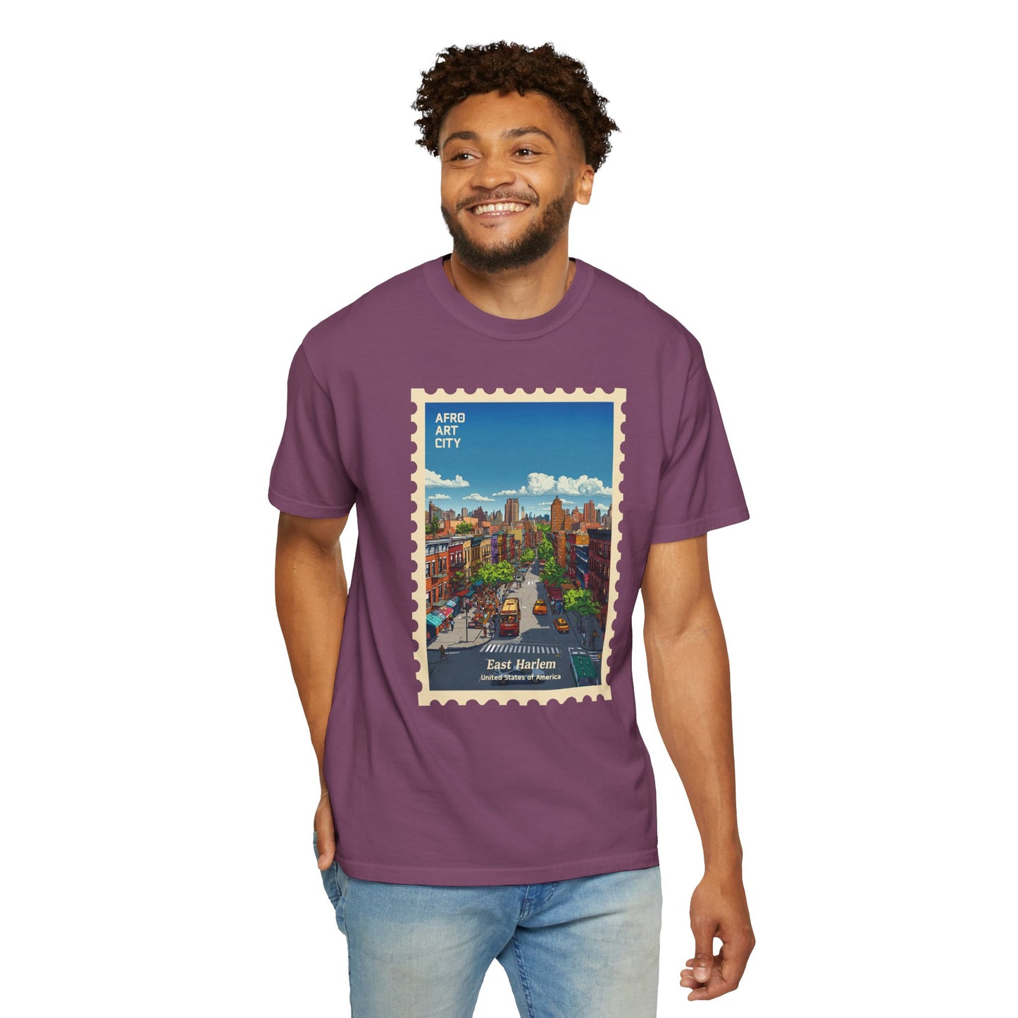 United States - New York, East Harlem | Postcards Travel T-Shirt