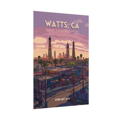 🇺🇸 United States - Watts, CA ｜ Poster