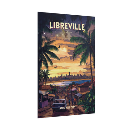 🇬🇦 Gabon - Libreville ｜ Poster