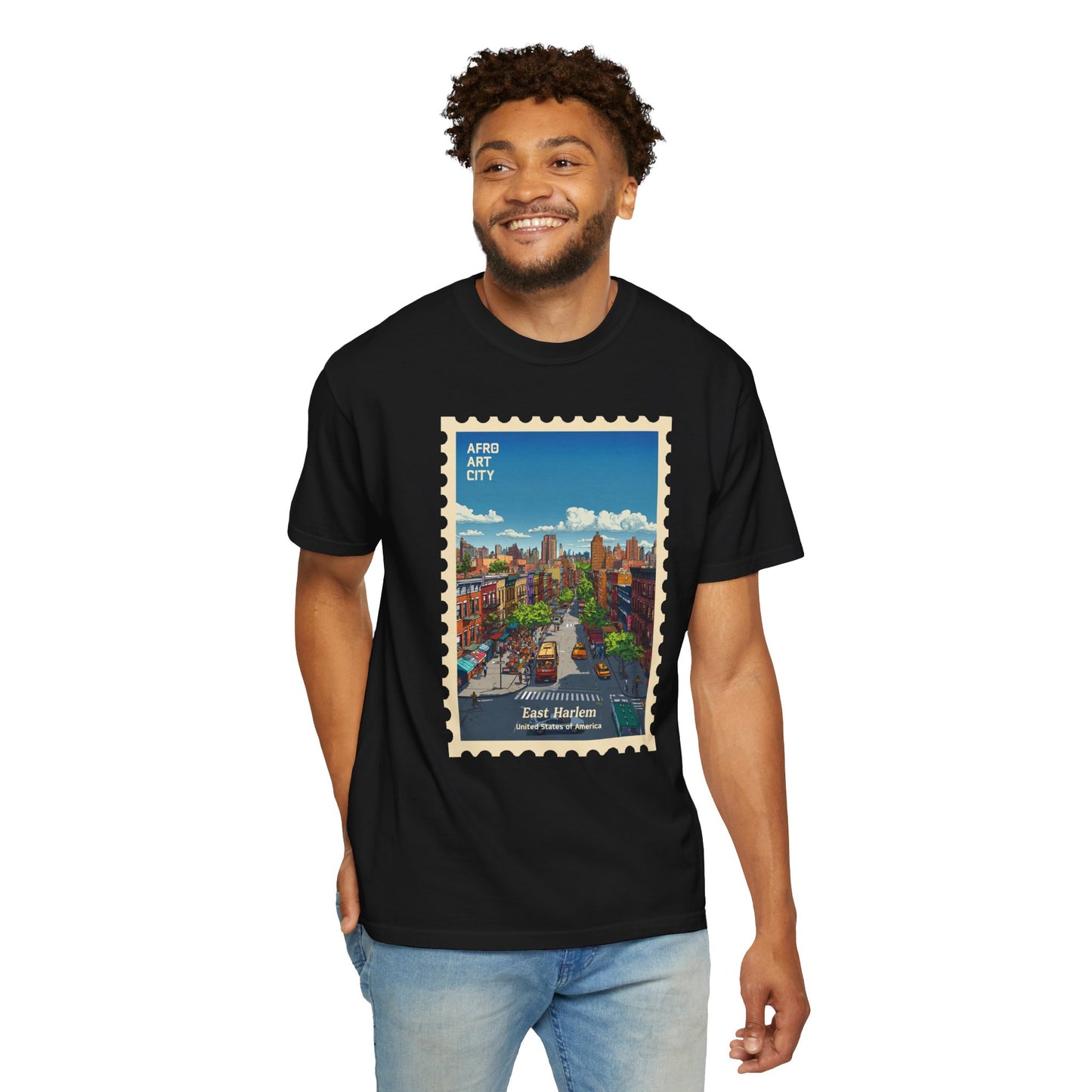United States - New York, East Harlem | Postcards Travel T-Shirt