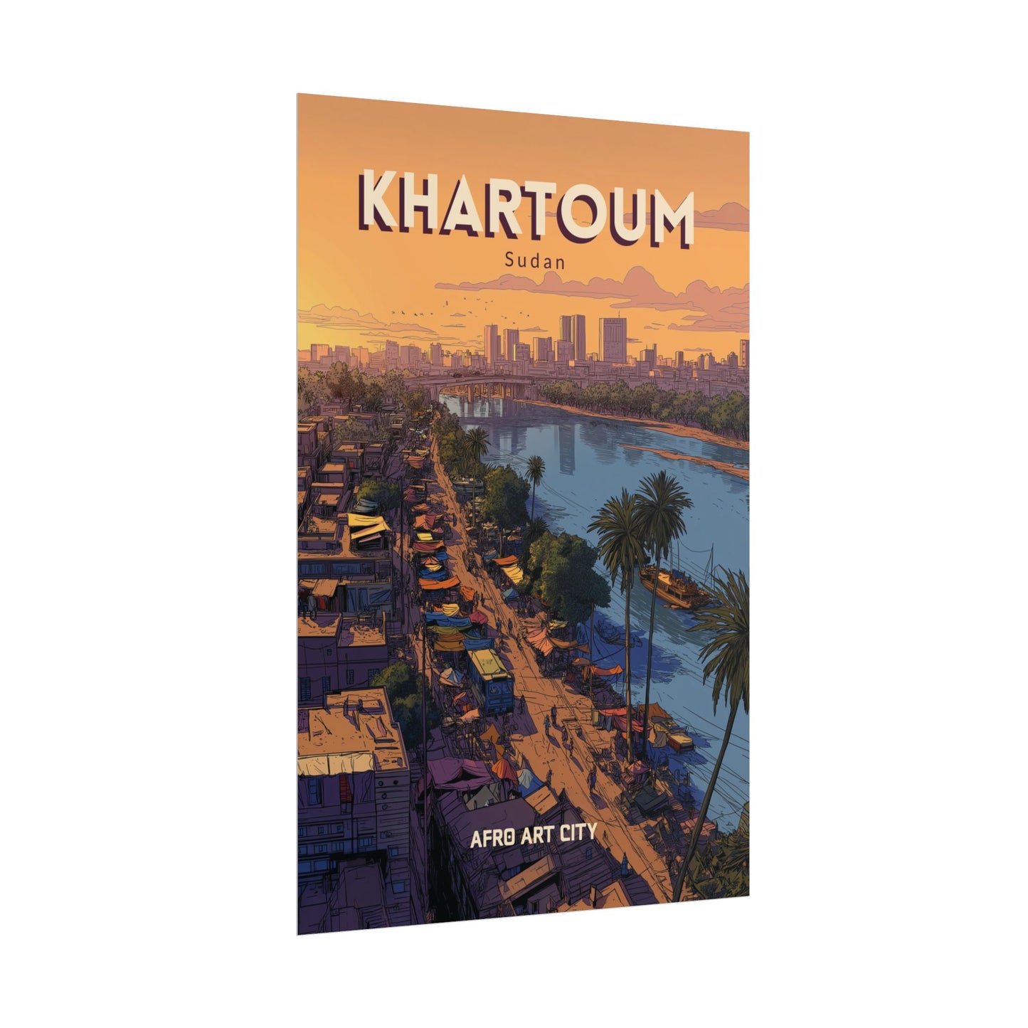 Sudan - Khartoum ｜ Poster
