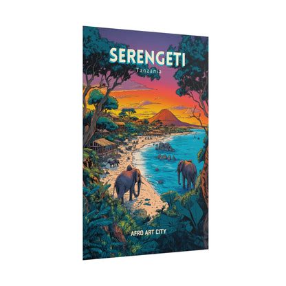 Tanzania - Serengeti ｜ Poster