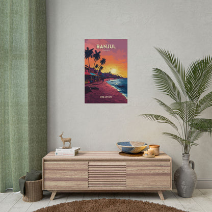 🇬🇲 Gambia - Banjul ｜ Poster