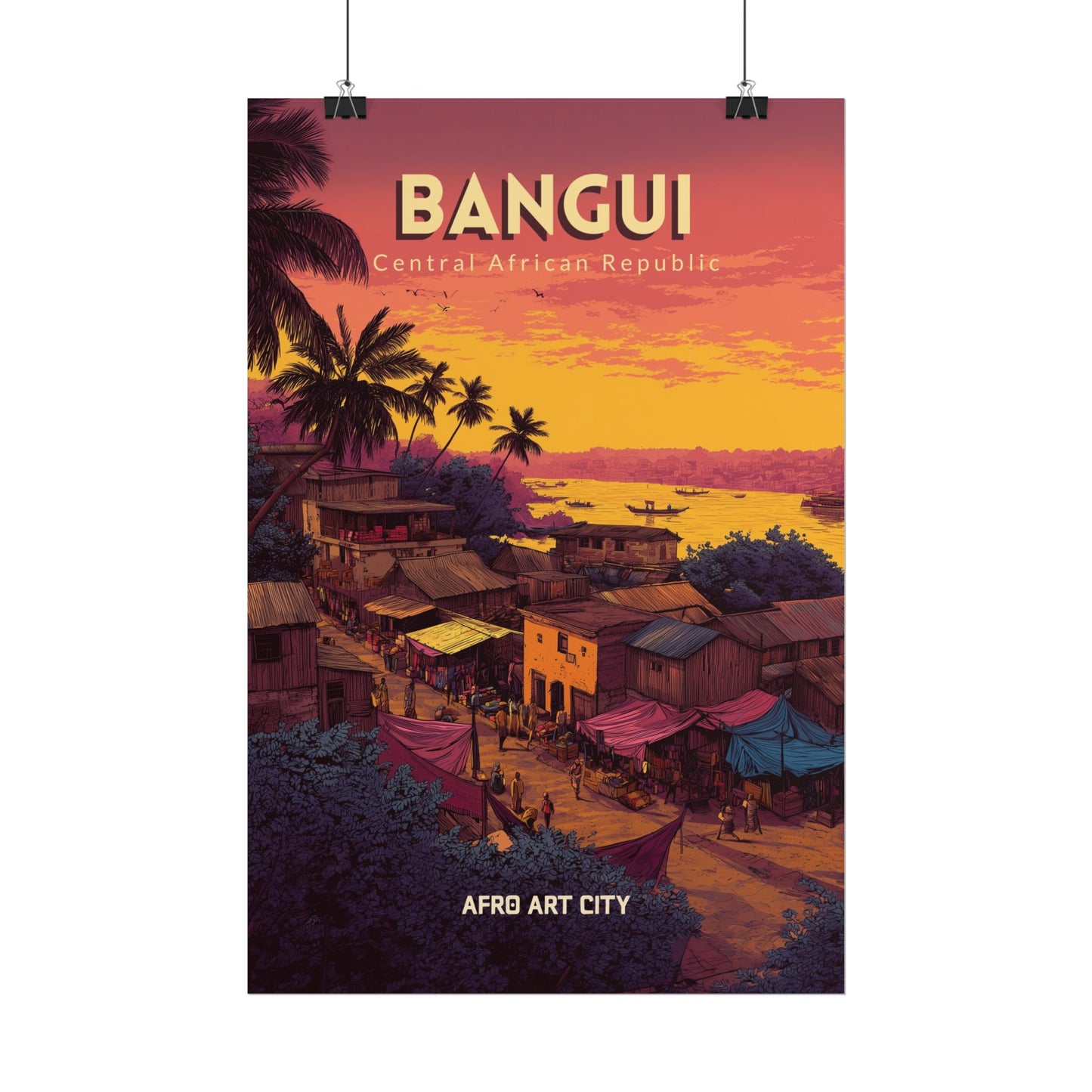 Central African Republic - Bangui ｜ Poster