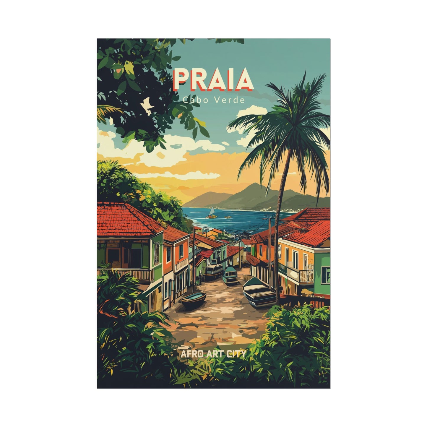 🇨🇻 Cabo Verde - Praia ｜ Poster