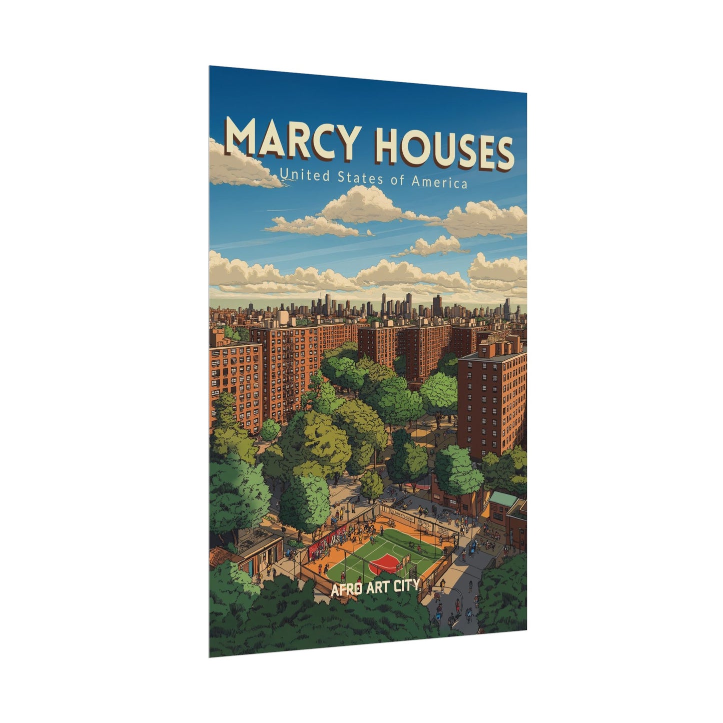 🇺🇸 United States - Marcy Houses, NY ｜ Poster