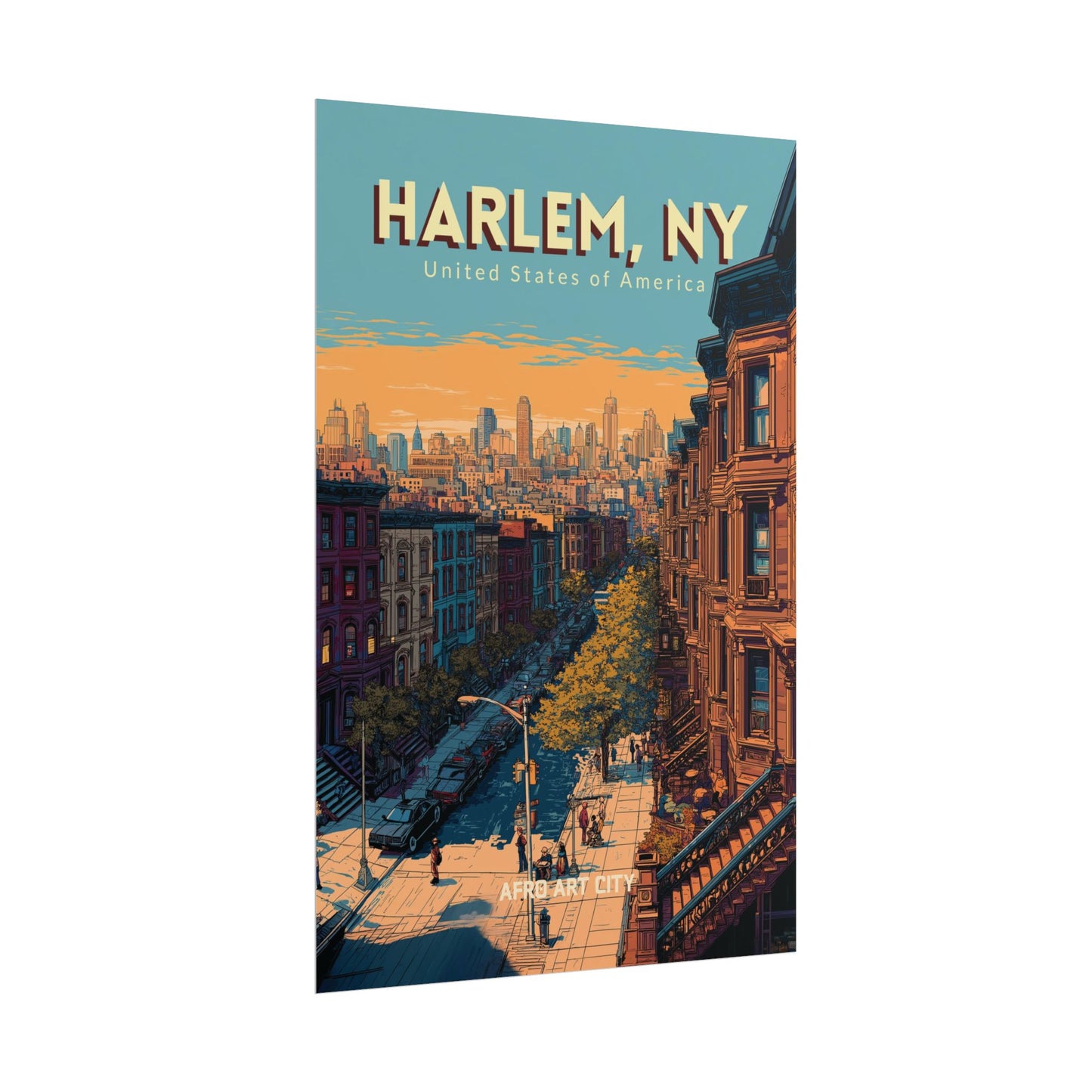 United States - New York, Harlem ｜ Poster