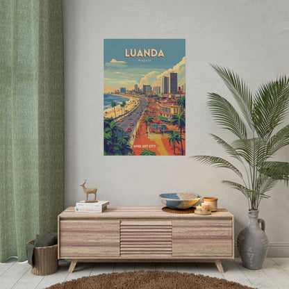 🇦🇴 Angola - Luanda ｜ Poster