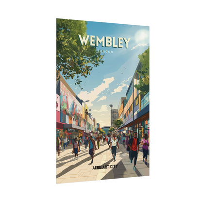 🇬🇧 United Kingdom - Wembley ｜ Poster