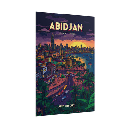 🇨🇮 Cote d'Ivoire - Abidjan ｜ Poster