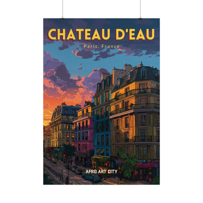🇫🇷 Château d'Eau, Paris - France ｜ Poster