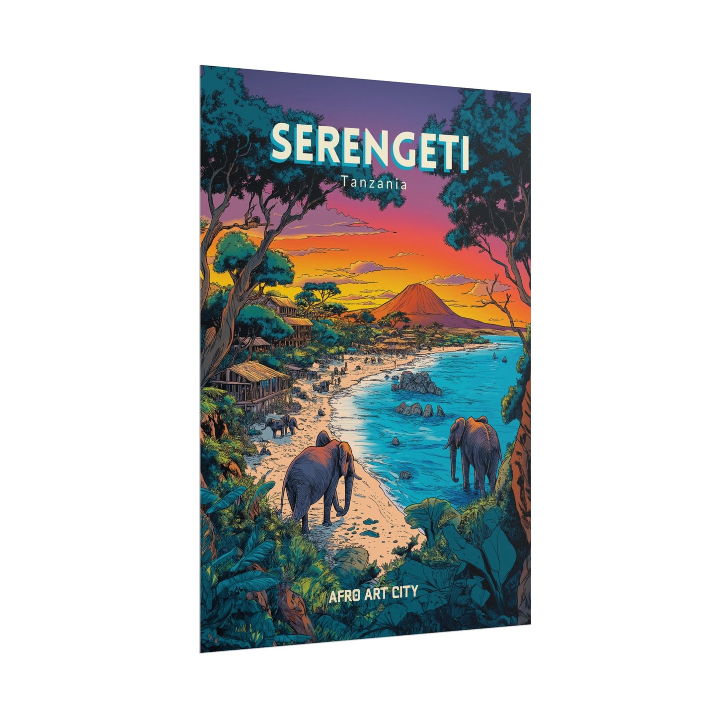 Tanzania - Serengeti ｜ Poster
