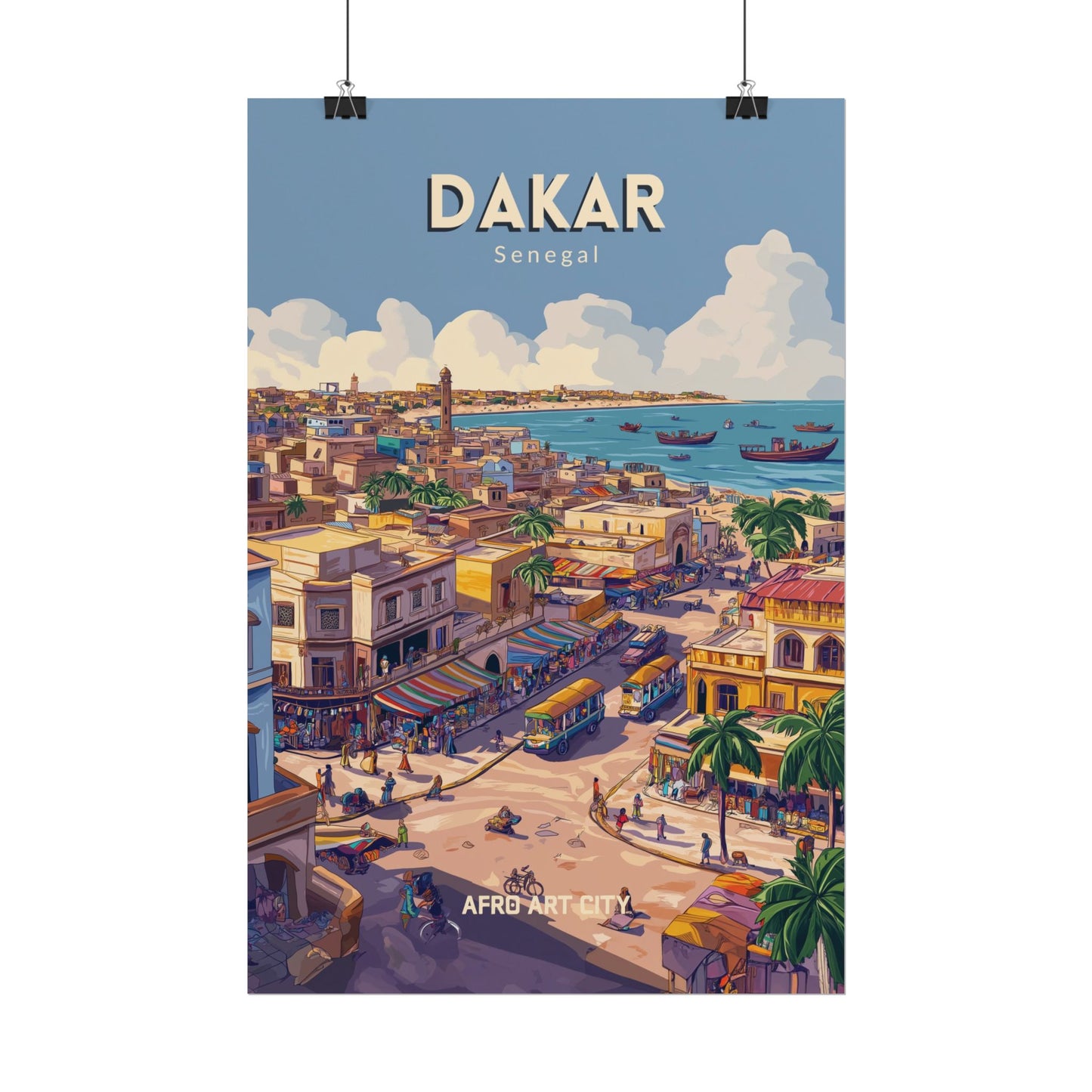 🇸🇳 Senegal - Dakar｜Poster