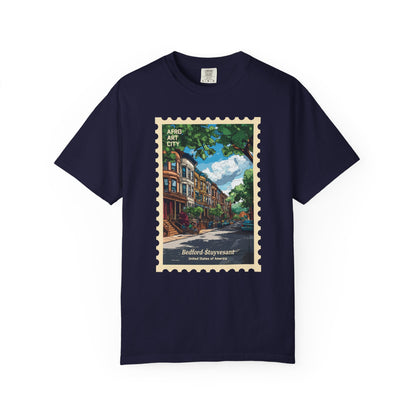 United States - New York, Bedford-Stuyvesant | Postcards Travel T-Shirt