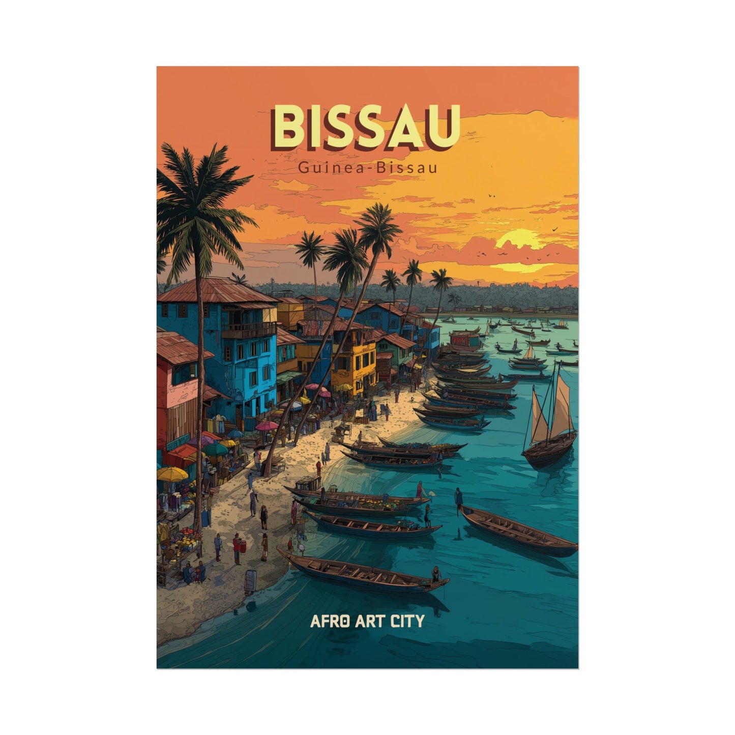 Guinea Bissau - Bissau ｜ Poster