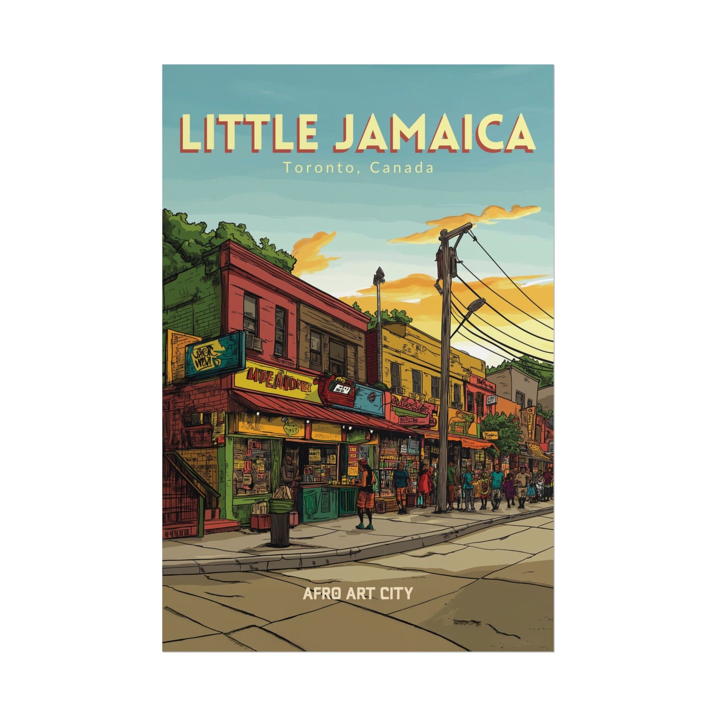 Canada - Ontario, Toronto, Little Jamaica, Eglinton West｜Poster