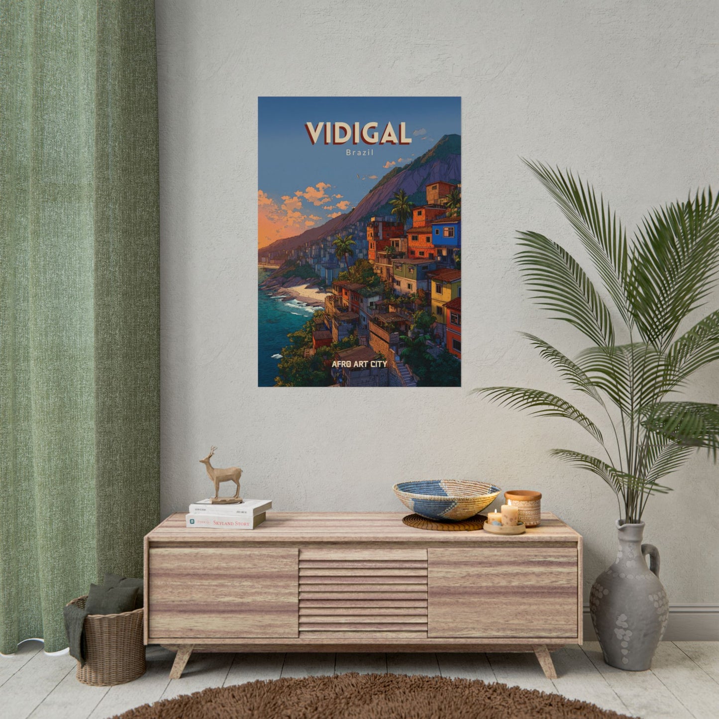 Brazil - Rio de Janeiro, Vidigal｜Poster