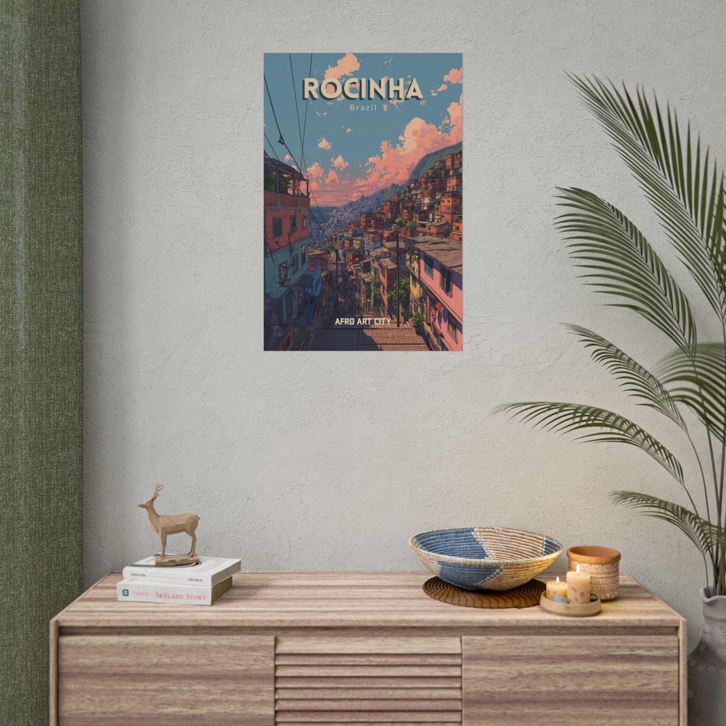 Brazil - Rio de Janeiro, Rocinha｜Poster