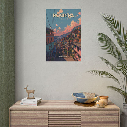 Brazil - Rio de Janeiro, Rocinha｜Poster
