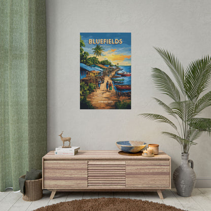 🇳🇮 Nicaragua - Bluefields ｜ Poster