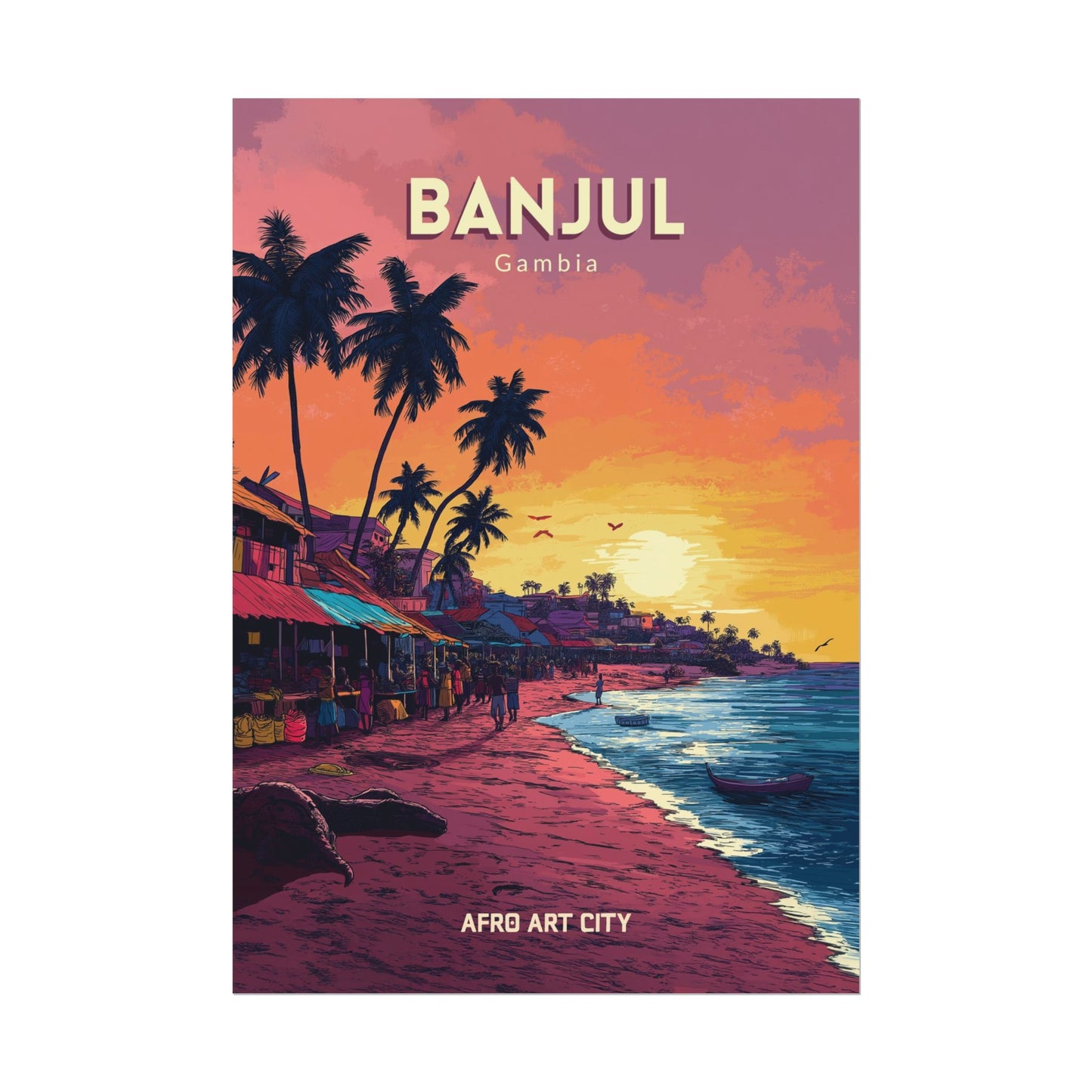 🇬🇲 Gambia - Banjul ｜ Poster
