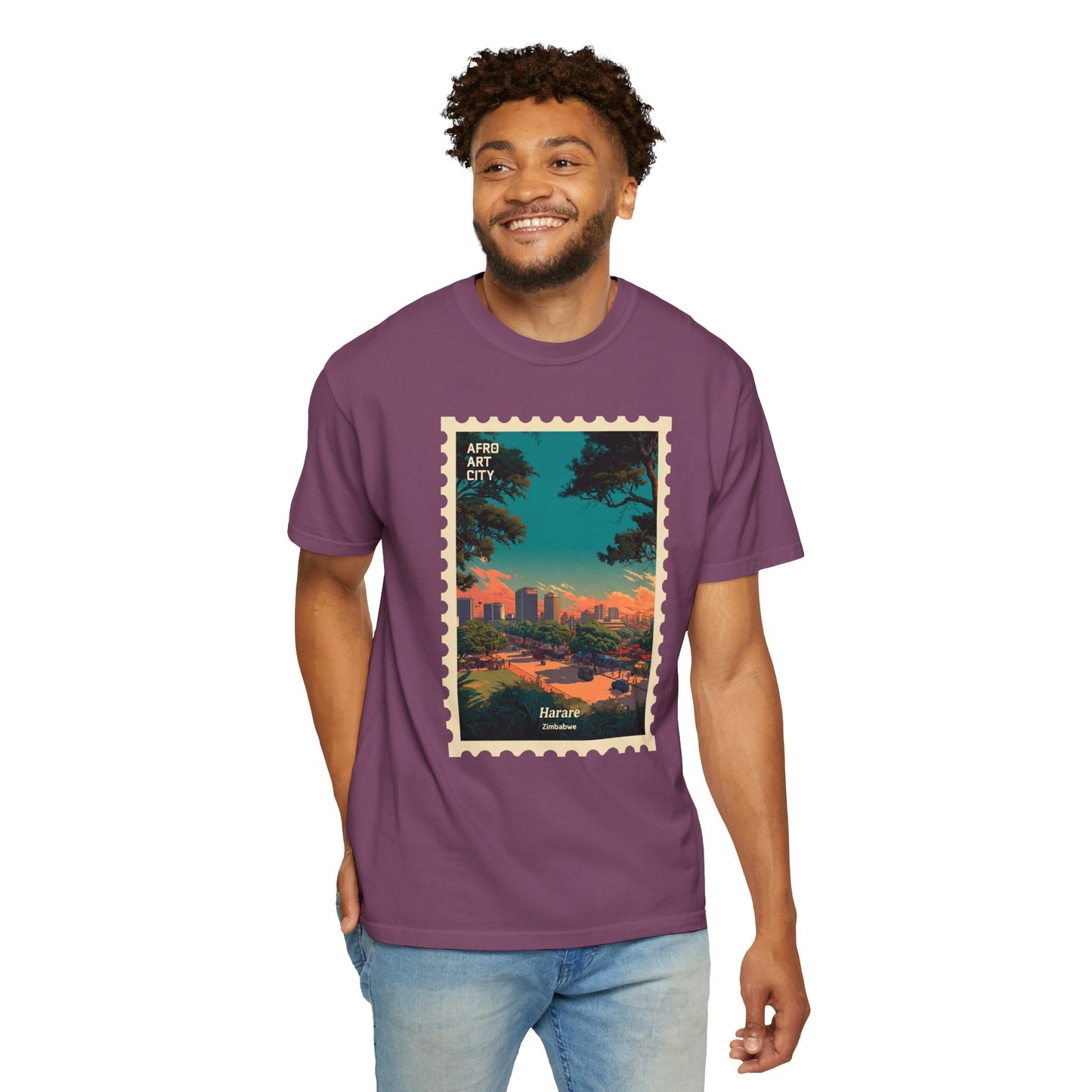 Zimbabwe - Harare | Postcards Travel T-Shirt