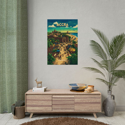 🇬🇭 Ghana - Accra ｜ Poster