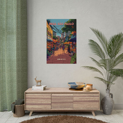 🇧🇷 Brazil - Brás (São Paulo) ｜ Poster