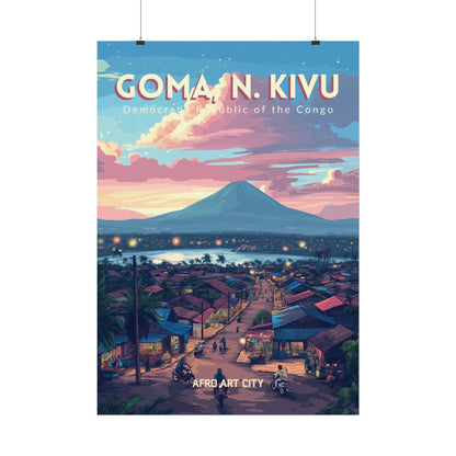 🇨🇩 Congo - Goma, North Kivu ｜ Poster