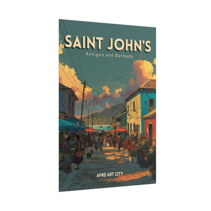 Antigua and Barbuda - Saint John's｜Poster