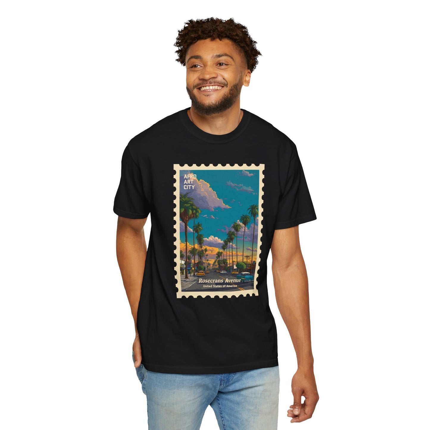 United States - California, Rosecrans Avenue | Postcards Travel T-Shirt